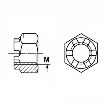 category DIN 935 Гайка коронна blueprint thumb