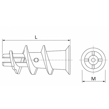 category Дюбел за гипсокартон GK fischer blueprint thumb