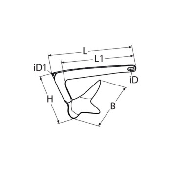 category Котва Lee, M котва, силно полирана blueprint thumb