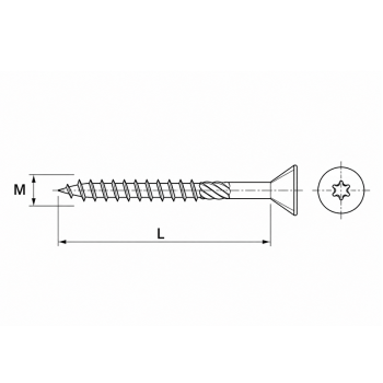 category Винт за дърво fischer FDF-ST blueprint thumb
