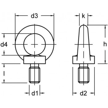 category DIN 580 Ринг болт Zn blueprint thumb