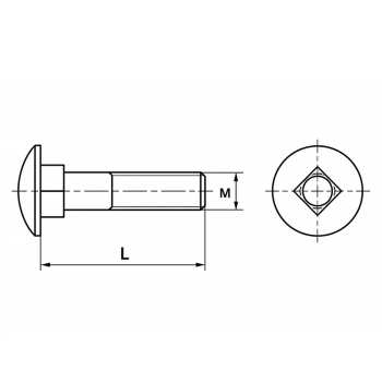 category DIN 603 Болт коларски месинг blueprint thumb