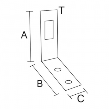 category Планка мебелна ъглова равнораменна, регулируема, поцинкована blueprint thumb