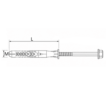 category Дюбел с винт шестостенна глава TORX FISCHER SXRL FUS - А4 blueprint thumb