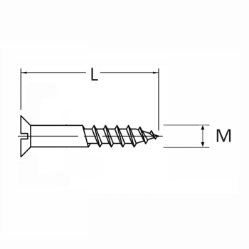 category DIN 97 Винт за дърво месинг blueprint thumb
