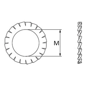 category DIN 6798 Шайба назъбена неръждаема А2 blueprint thumb