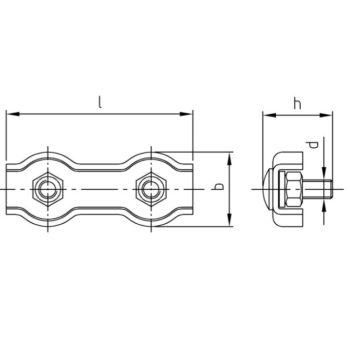 category Двойна неръждаема скоба за метално въже А4 blueprint thumb