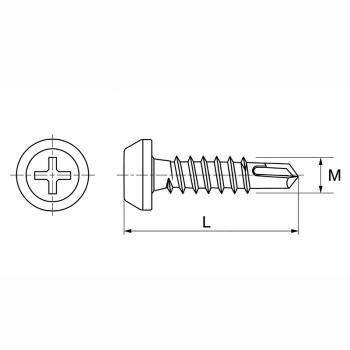 category Винт с pan framing глава самопробивен blueprint thumb