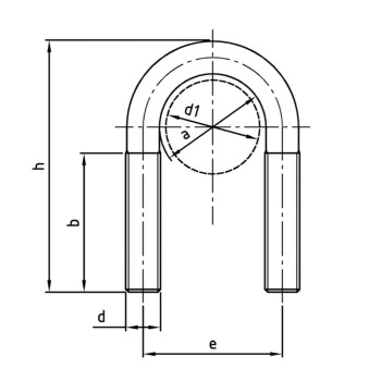 category U-БОЛТ DIN 3570 неръждаем А4 blueprint thumb