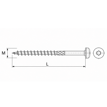 category Синьо поцинкован винт за дърво fischer FPF II PTP blueprint thumb