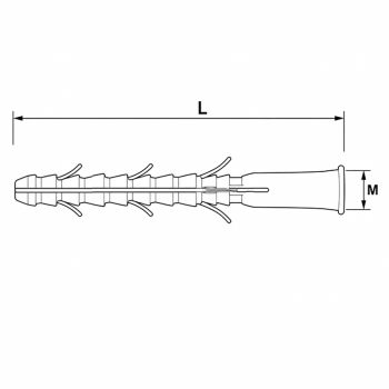 category Пластмасов дюбел тип APS blueprint thumb