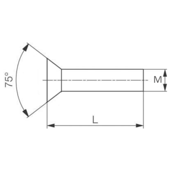 category DIN 661 Нит със скрита глава железен BL blueprint thumb