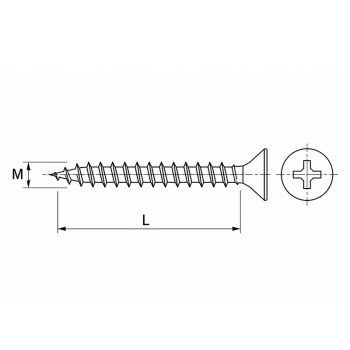 category Синьо поцинкован винт за дърво fischer FPF II CZP blueprint thumb