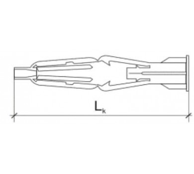 схема на  продукт Дюбел за сухо строителство М10х50 (200 бр.) thumb