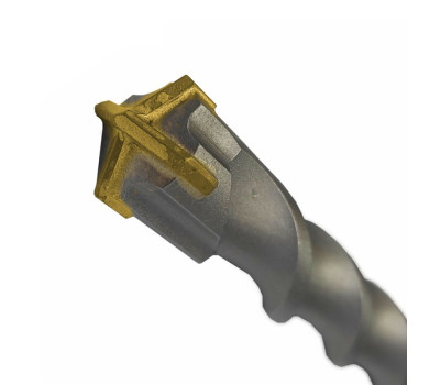 схема на  продукт TEDION Четиривърхо свредло за бетон SDS PLUS Profi Industrial - 6.5x210/160 thumb