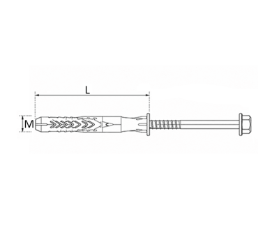 схема на  продукт Дюбел с винт шестостенна глава TORX FISCHER SXRL 10 x 80 FUS A4 thumb