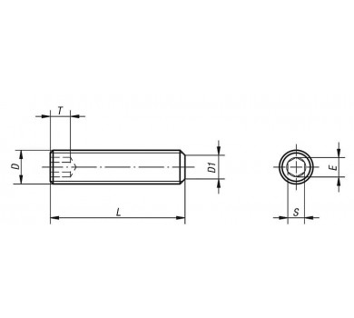 схема на  продукт DIN913 М12X12 thumb