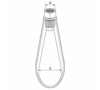 схема на  продукт Спринклерна скоба FISCHER FRSL 2" (60мм M8) thumb