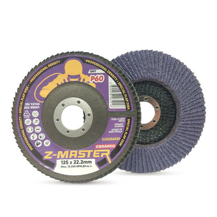 krepezhgroup product Керамичен ламелен диск Z-MASTER Ceramic (Лилав) – 125 x 22.2 мм - P60 image