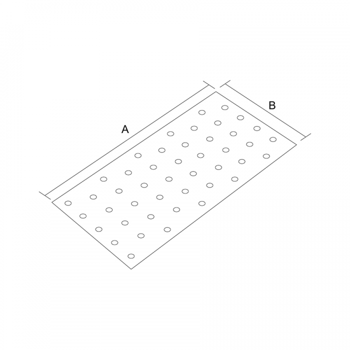krepezhgroup product Планка плоска перфорирана, поцинкована (30 бр.) image