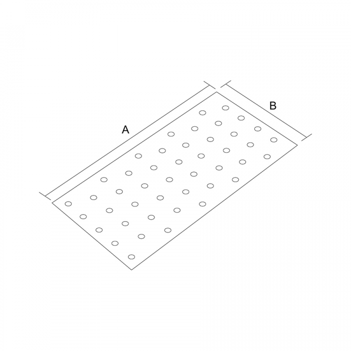 krepezhgroup product Планка плоска перфорирана, поцинкована (5 бр.) image