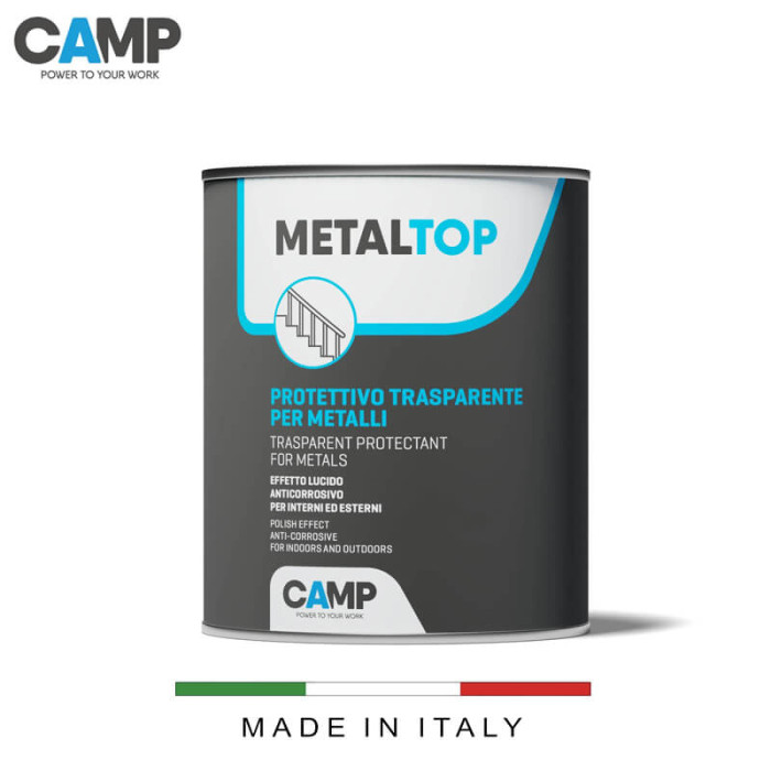 krepezhgroup product CAMP Metal Top - Перманентна прозрачна защита за метали, 1 литър image