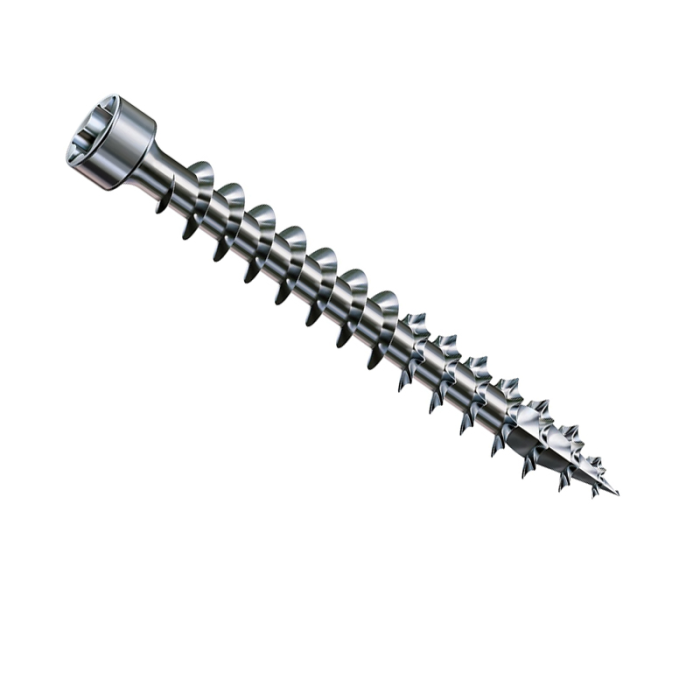 krepezhgroup product Винт за дърво, стъкло и рамки SPAX 89014 с цилиндрична глава и цяла резба, T-STAR plus задвижване, покритие WIROX (100 бр.) image
