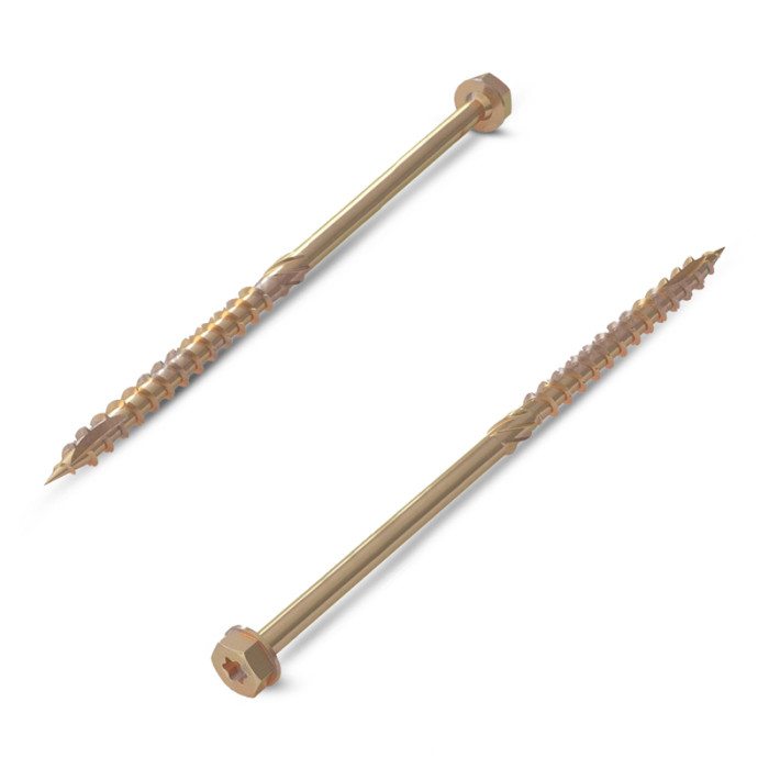 krepezhgroup product Винт за дърво super torx 17 торнадо M8x140 TORX 40 (100 бр.) image