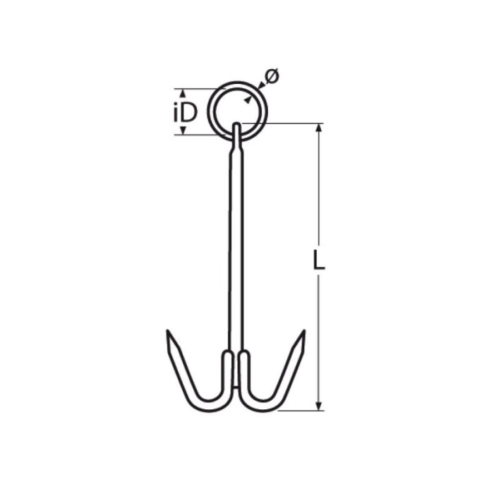 krepezhgroup product Захващаща котва, А4, 3.0 кг image