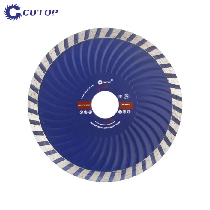 krepezhgroup product Диамантен режещ диск Turbo Wave CUTOP - 125 x 2.3 x 8.0 x 22.2 mm image