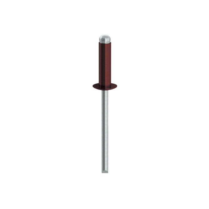 krepezhgroup product Поп-нит, DIN 7337A, Al/St, RAL 3009 Ø 3 x 8 image