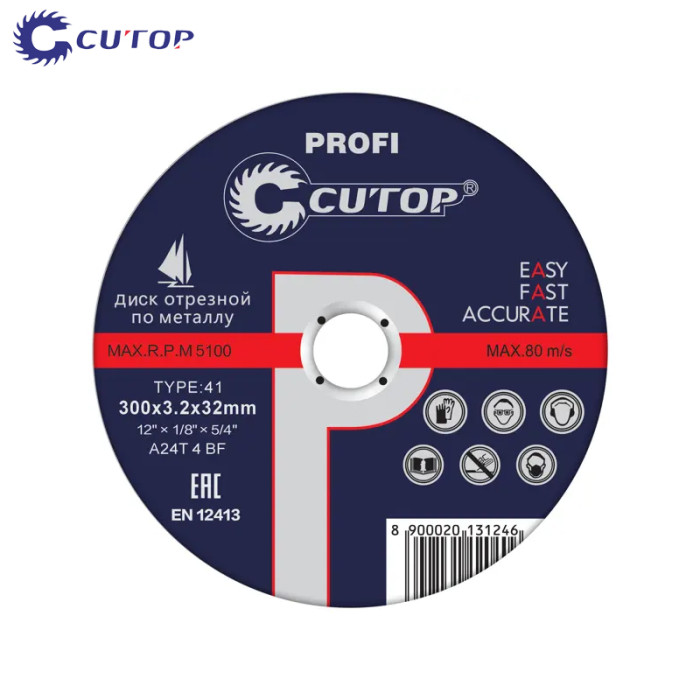 krepezhgroup product Диск за рязане за метал и инокс CUTOP Profi - 300 x 3.2 x 32 mm image