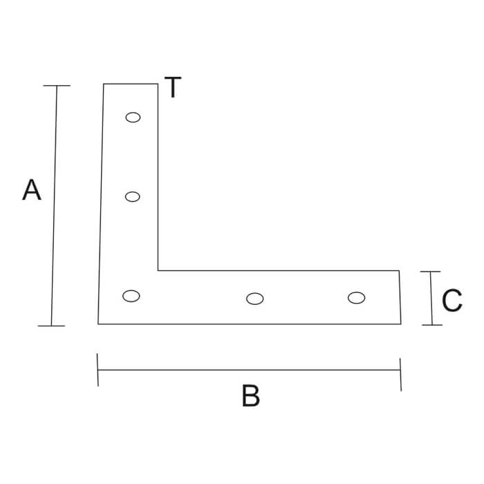 krepezhgroup product Планка мебелна L -образна, поцинкована (30 бр.) image