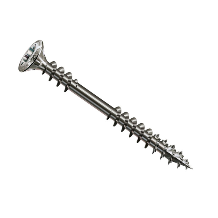 krepezhgroup product Фасаден винт SPAX 89019 с повдигната фрезенкова глава, фиксираща резба, T-STAR plus задвижване, A2 АНТИК (200 бр.) image