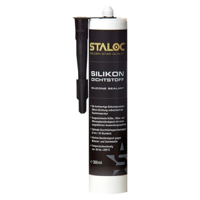 krepezhgroup product STALOC Маслоустойчив силикон, черен, 300 мл image