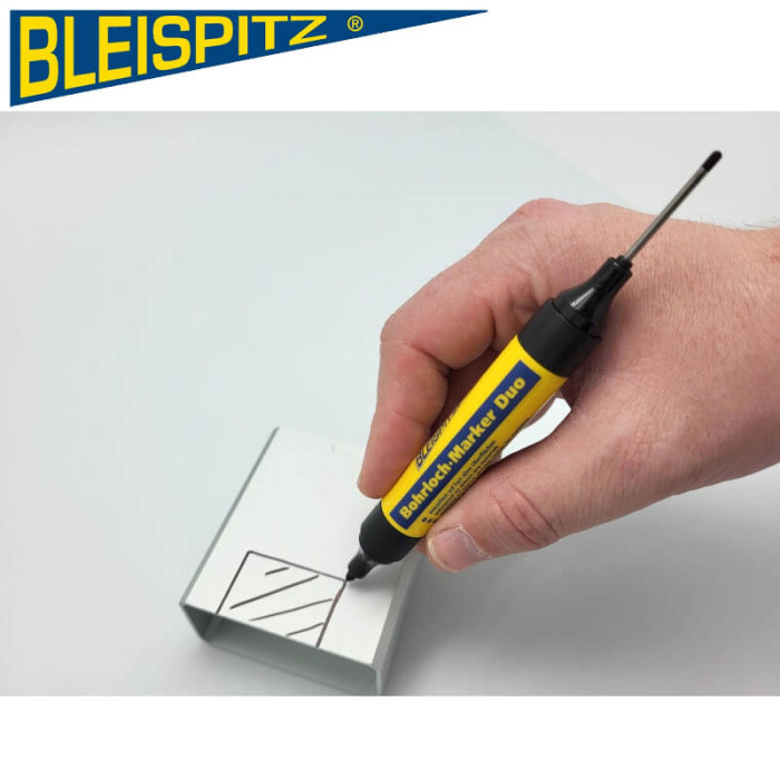 krepezhgroup product Маркер BLEISPITZ DUO 1.5-3mm, черен image