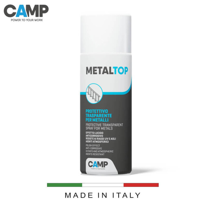 krepezhgroup product CAMP Metal Top - Перманентна прозрачна защита за метали, спрей 400 ml image