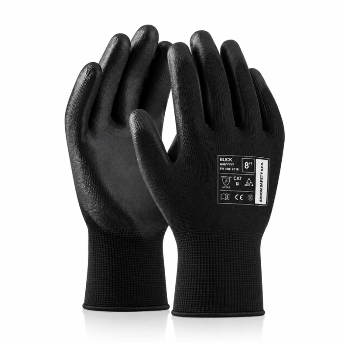 krepezhgroup product Работни ръкавици ARDON® BUCK BLACK A9061 с PU покритие image