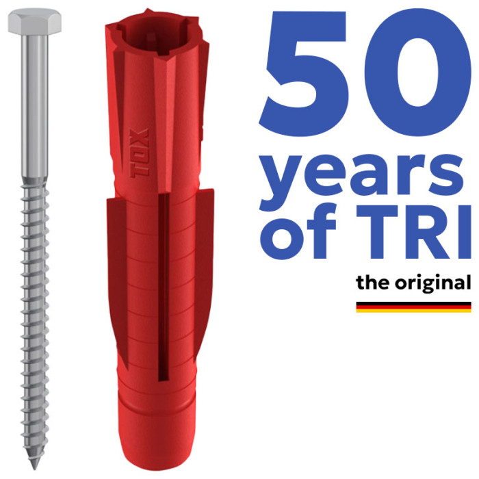 krepezhgroup product Дюбел TOX TRI ORIGINAL с винт шестостенна глава Ф10х61 image