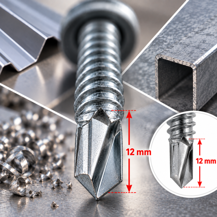 krepezhgroup product Винт за сандвич панели WKSPW със свредло до 12 мм 5.5/6.3х200 image