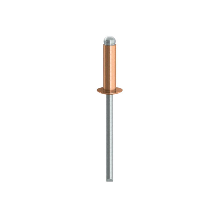krepezhgroup product Поп-нит, DIN 7337A, Al/St, Copper Мед Ø 4 x 16 image