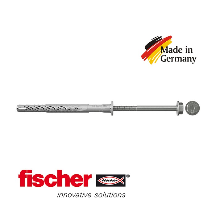 krepezhgroup product Дюбел с винт шестостенна глава TORX FISCHER SXRL FUS - А4 SXRL 14 x 160 FUS A4 image