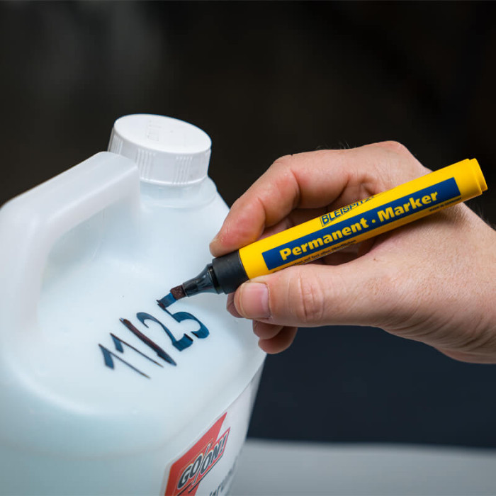 krepezhgroup product Bleispitz Перманентен маркер със скосен връх, 1–5 mm, зелен image