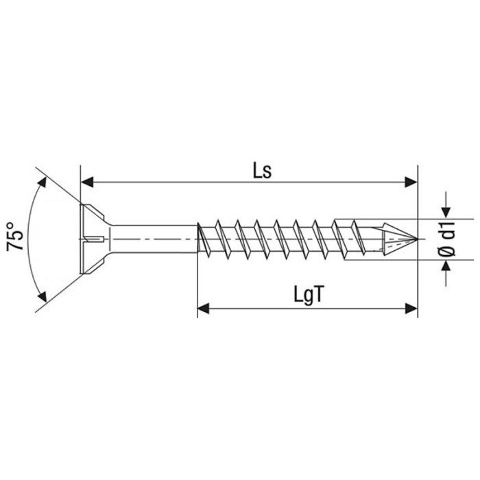 krepezhgroup product Самонарезен винт SPAX - M 88198 с намалена фрезенкова глава, частична резба и T-Star задвижване, покритие WIROX (200 бр.) image