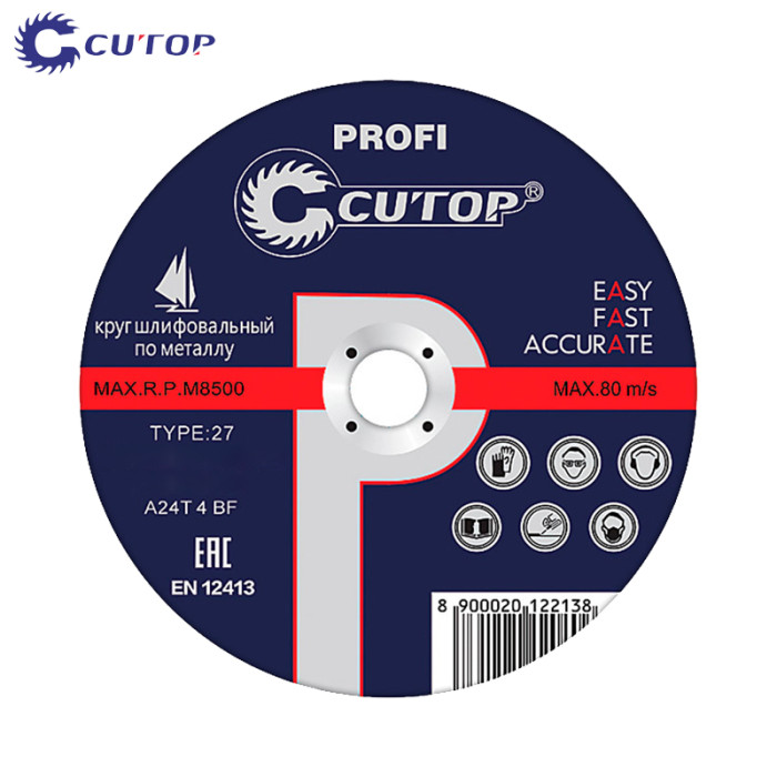 krepezhgroup product Диск за шлайфане на метал CUTOP Professional - 125 x 6.0 x 22.2 mm image