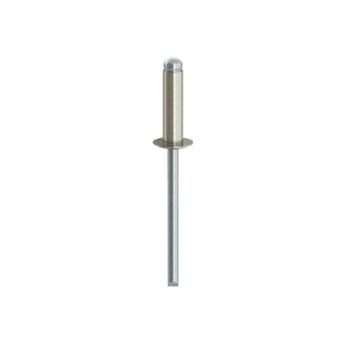 krepezhgroup product Поп-нит, DIN 7337A, Al/St, RAL 9002 Ø 3 x 6 image