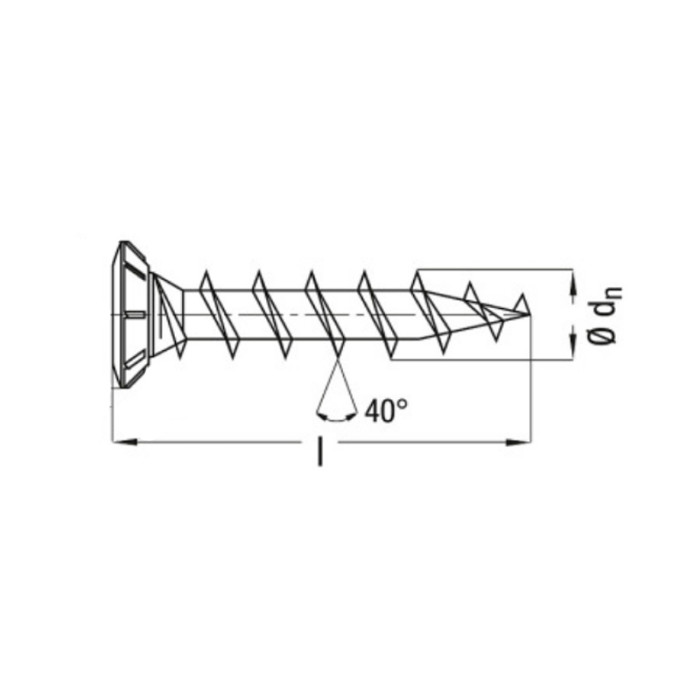 krepezhgroup product Самонарезен винт SPAX 88188 FEX-KS с фрезенкова глава с цяла резба, PH2 задвижване, покритие WIROX (1000 бр.) image