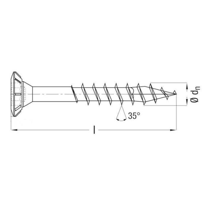 krepezhgroup product Винт за дограма SPAX FEX-H 88189 с фрезенкова глава, частична резба, PZ задвижване, покритие WIROX (1000 бр.) image