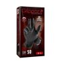 Еднократни нитрилни ръкавици GRIPPAZ® 246, черни, 50 бр., размер 8/M